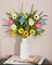 3 Bundles Summer Artificial Daisy Flowers – Colorful Faux Wildflower Bouquets for Tabletop Decor, Silk Fake Flowers for Home, Kitchen, Wedding, Party, and Vase Arrangements